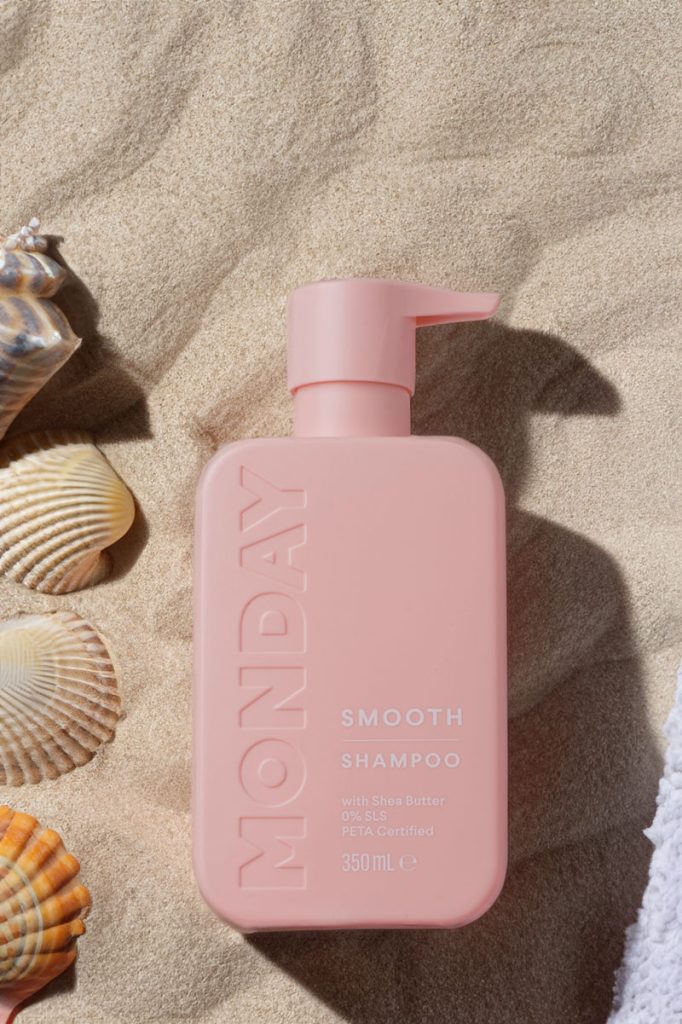 Shampoo Bottle on the beach